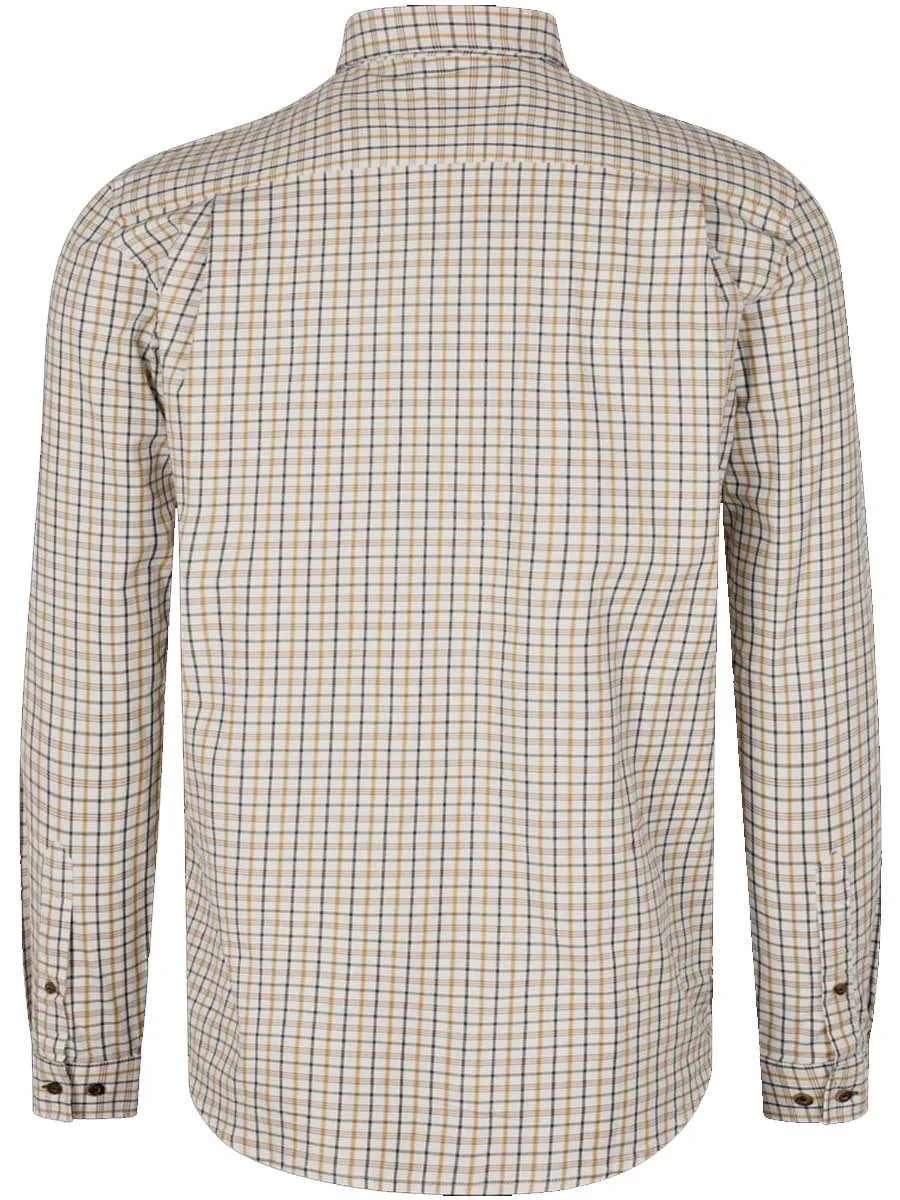 SEELAND Oxford Shooting Shirt - Mens - Classic Blue/Classic Brown Check