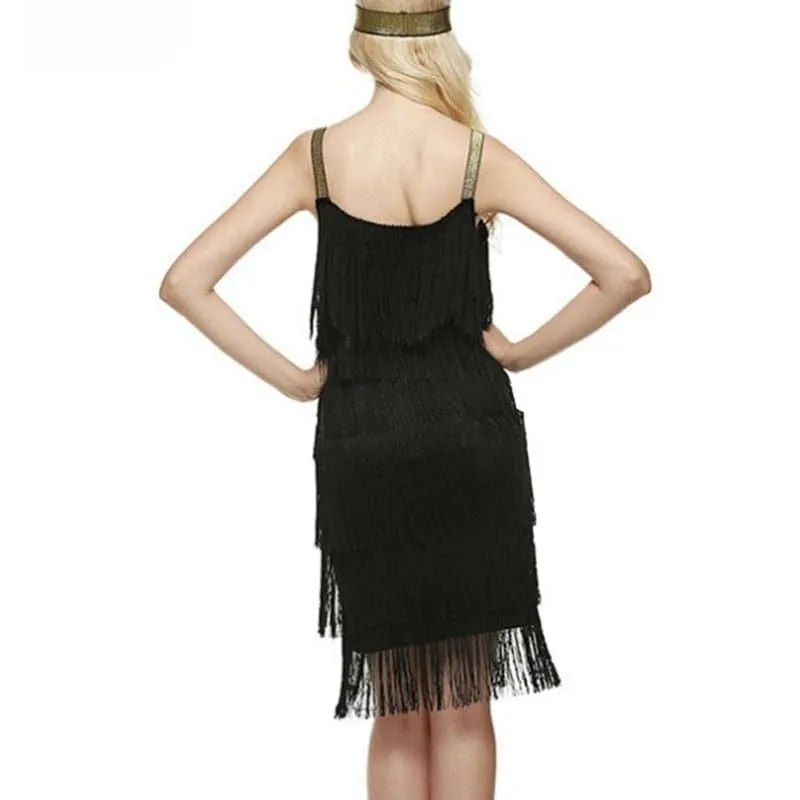 Short Fringe Party Dress