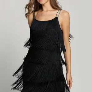 Short Fringe Party Dress