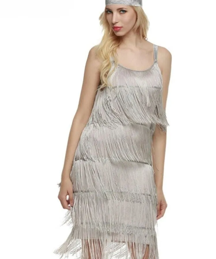 Short Fringe Party Dress