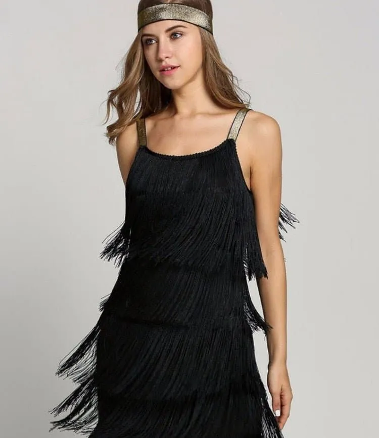 Short Fringe Party Dress