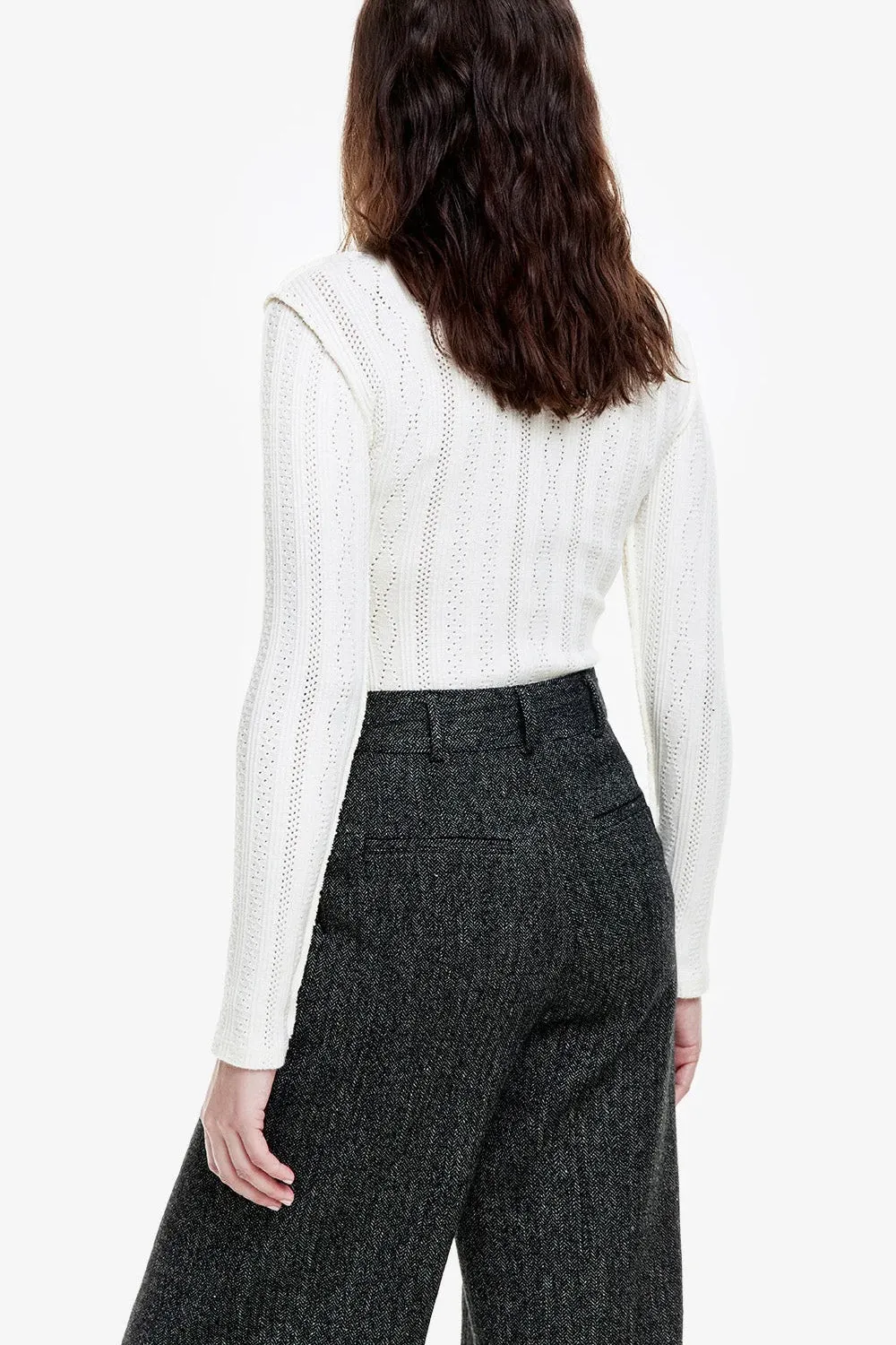 Smythe - Pointelle Knit Turtleneck - AS2401