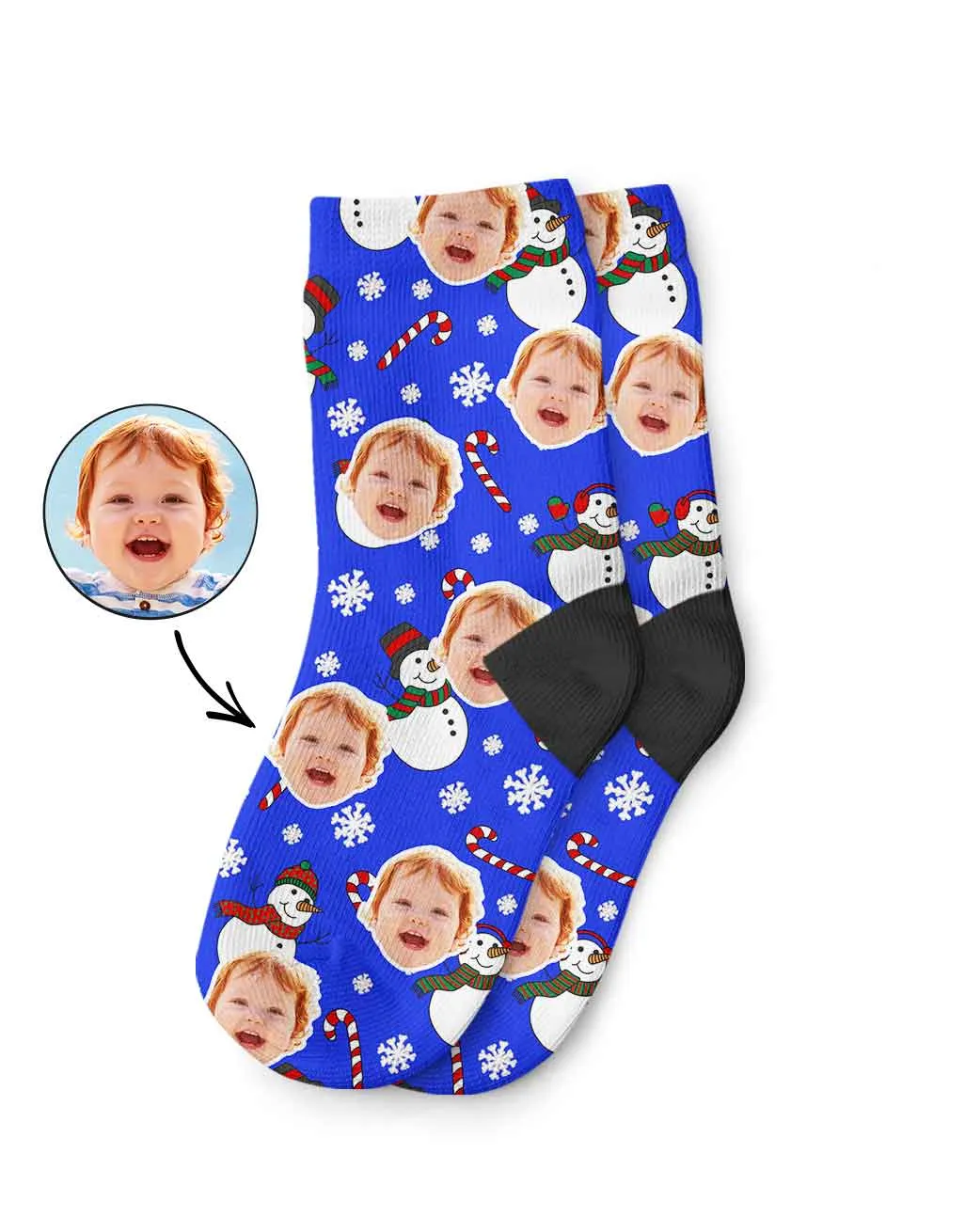 Snowman Me Kids Socks