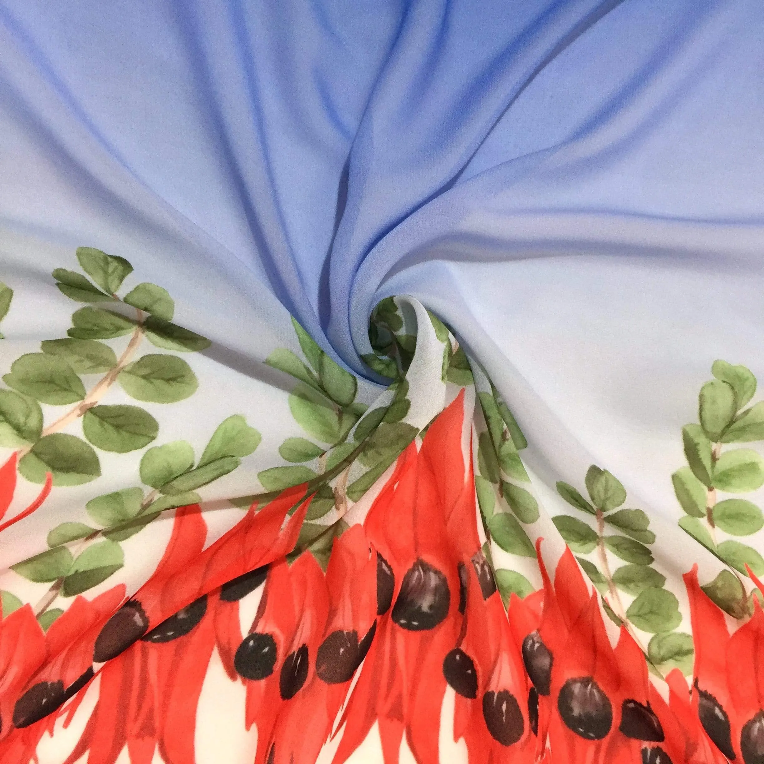 Sturt's Desert Pea Scarf Chiffon