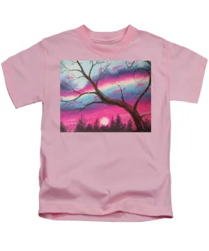 Sunsetting Tree - Kids T-Shirt