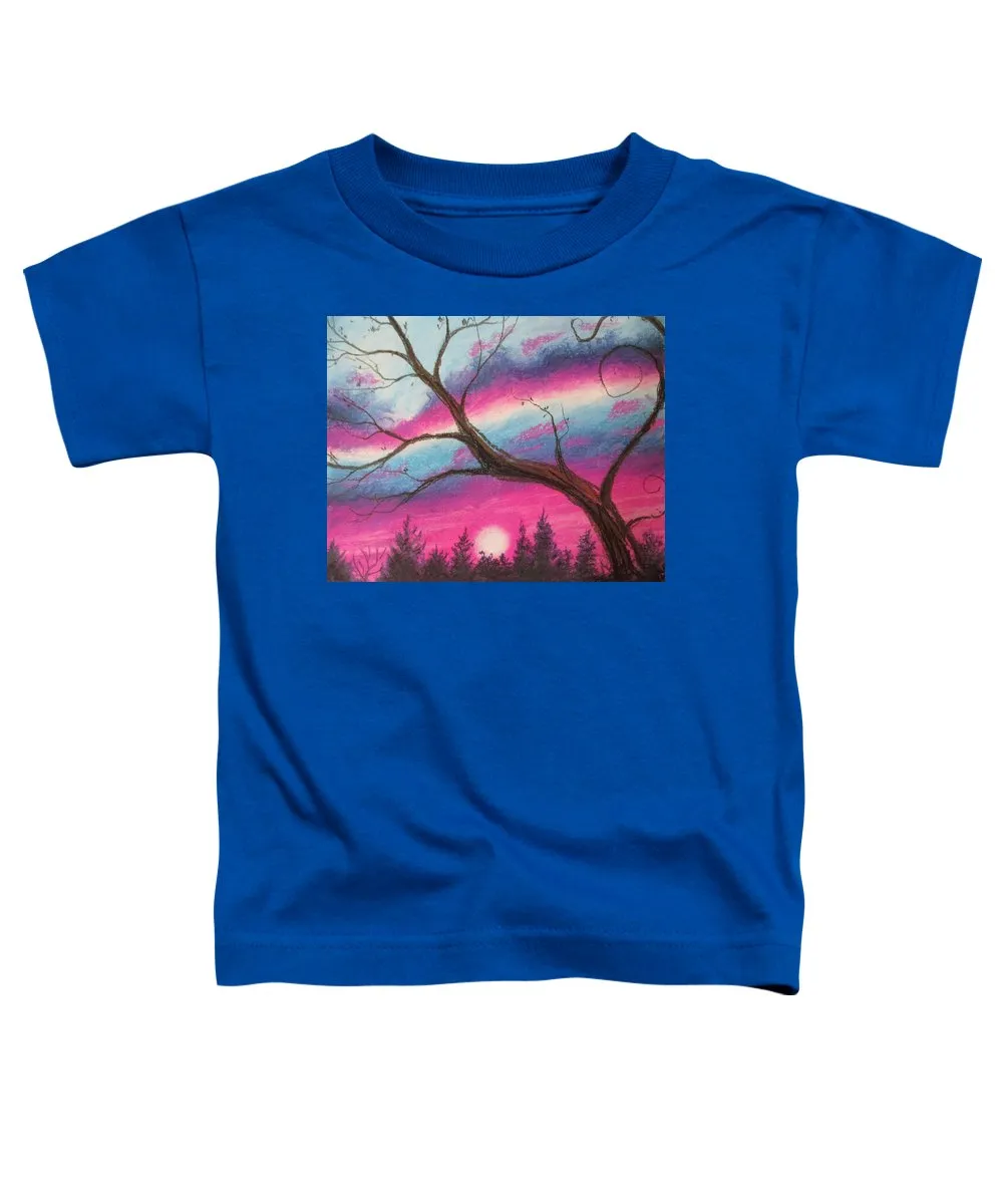 Sunsetting Tree - Toddler T-Shirt