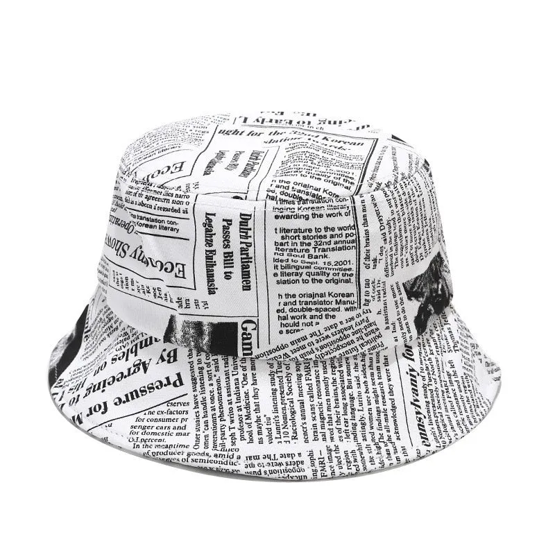 Unisex Hat Double Sided  Fisherman Reversible Bucket Hats