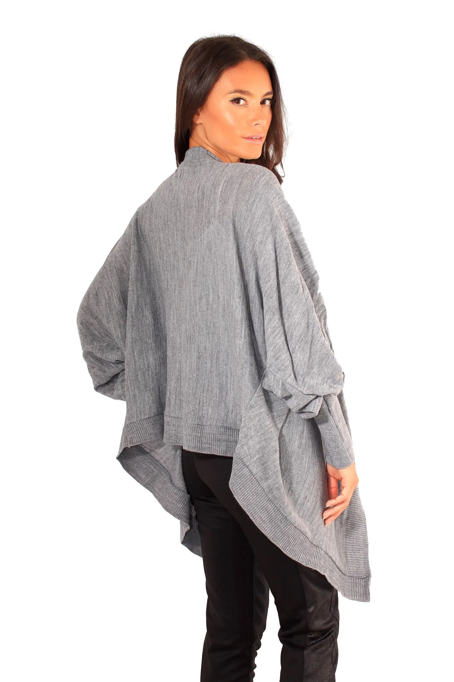 Women Knitted Batwing Cardigan