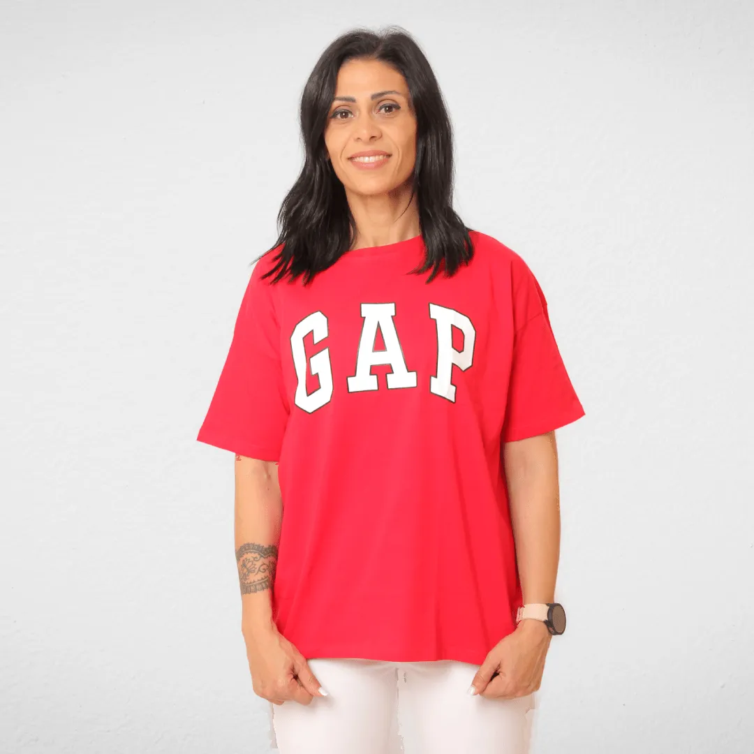 Women Tshirt - تصنيع محلي - G - Red