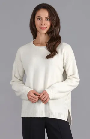 Womens Lambswool Drop Shoulder Jumper