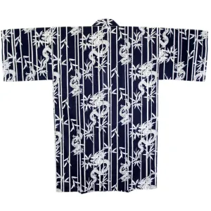 Yukata Robe for Men Bamboo and Dragon